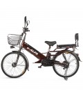 Green City e-ALFA LUX электровелосипед с корзиной