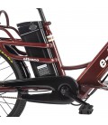 Green City e-ALFA LUX электровелосипед с корзиной