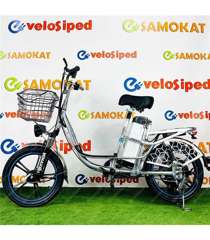 Купить Электровелосипед Minako V8 Pro 12Ah с багажником