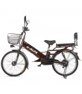Green City e-ALFA LUX электровелосипед с корзиной