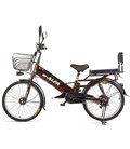 Green City e-ALFA LUX электровелосипед с корзиной